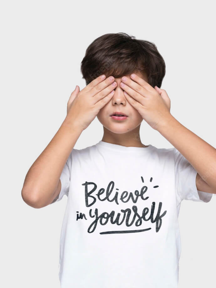 T-shirt met korte mouwen voor jongeren