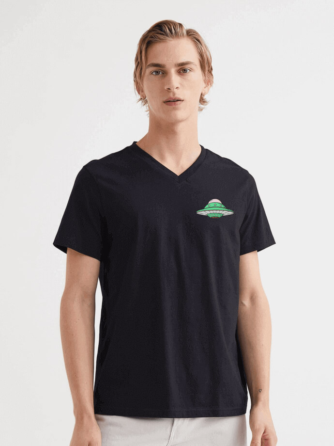 Premium sweatshirt met ronde hals